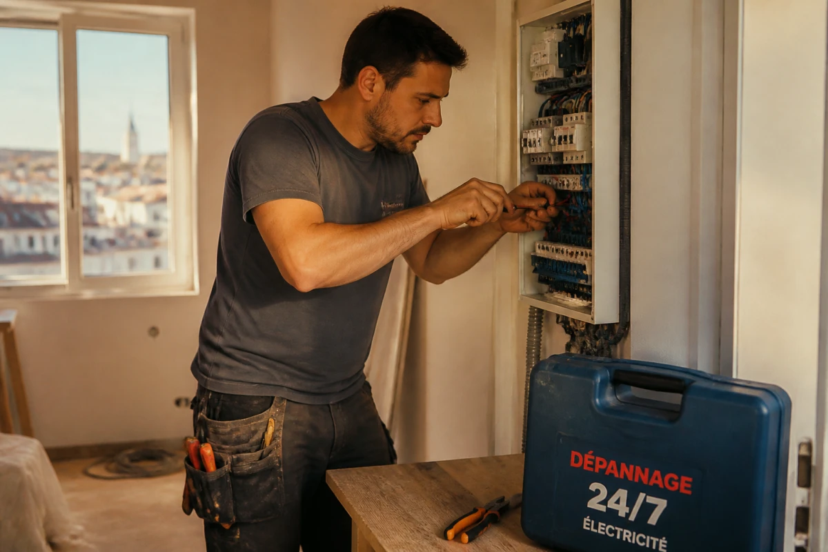 électricien disponible week-end urgence Fos-sur-Mer
