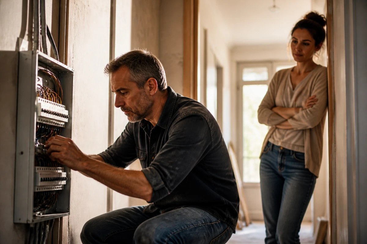 électricien mise aux normes copropriété appartement Fos-sur-Mer