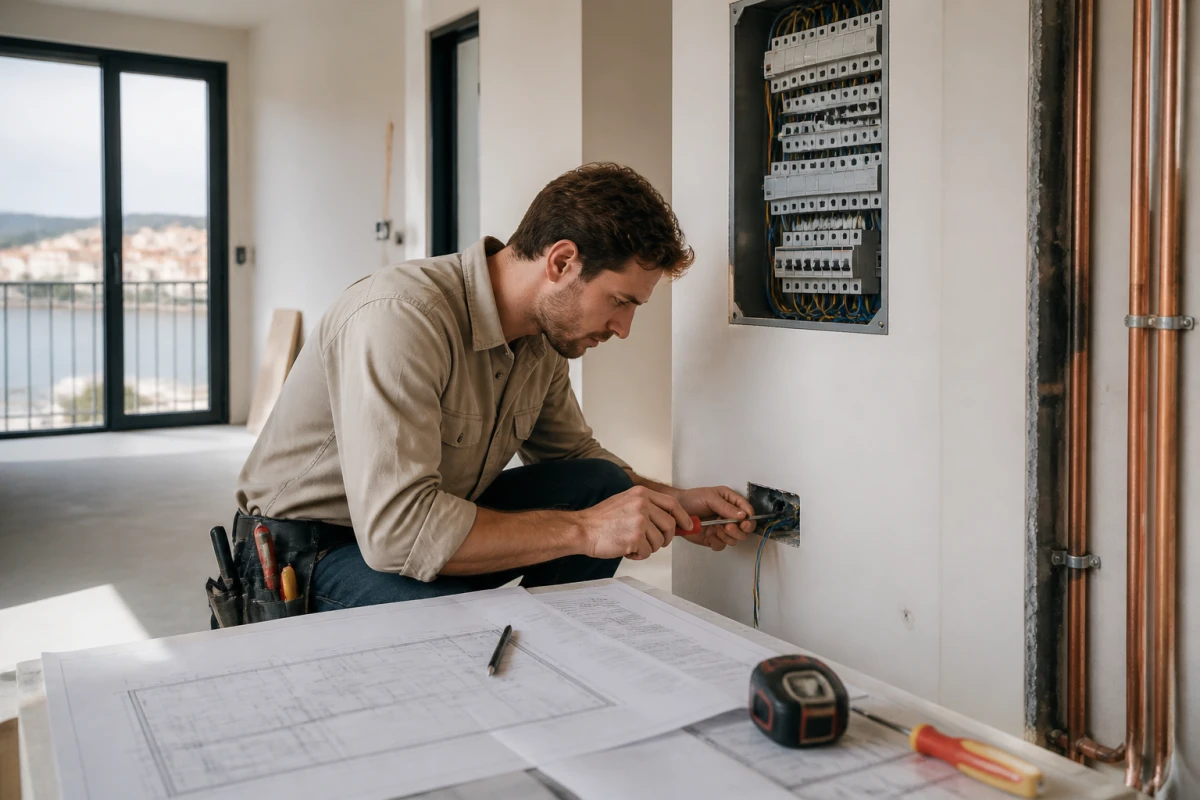 Installation électrique logement neuf Martigues