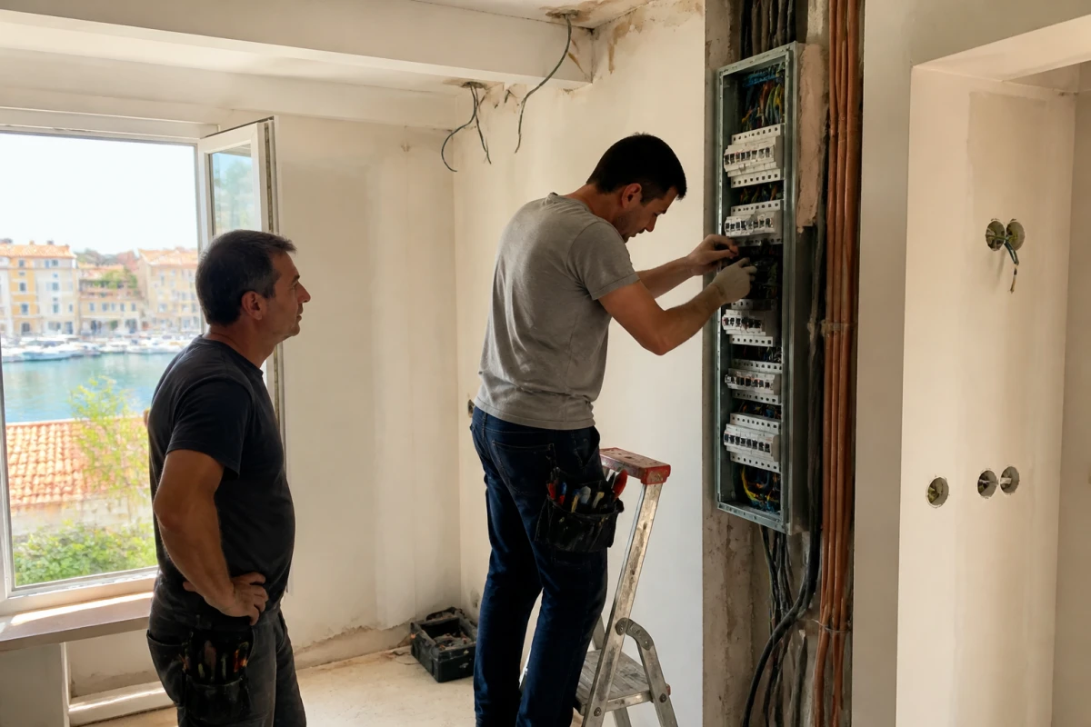 Mise aux normes installation électrique Martigues
